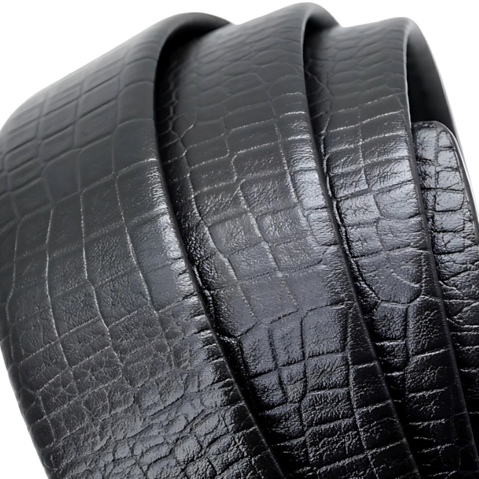 Men&rsquo;s Scorpion 3D Automatic Buckle and Faux Leather Belt