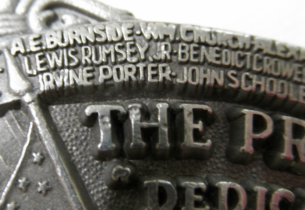 NRA National Rifle Association Pewter Belt Buckle, Collectors Series 1989