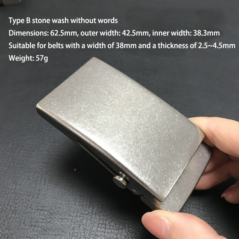 New Men&rsquo;s Titanium Alloy Belt Buckle Automatic Roller Buckle Waist Strap Head