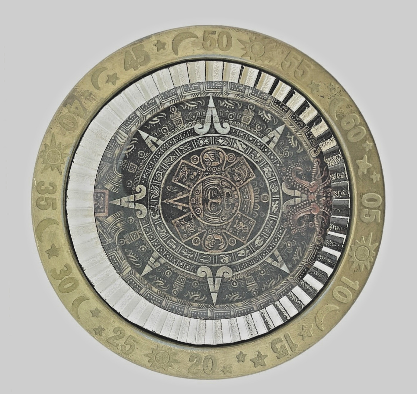 Aztec Calendar Belt Buckle Spinners New Men Women Western Cowgirl Cowboy Rodeo