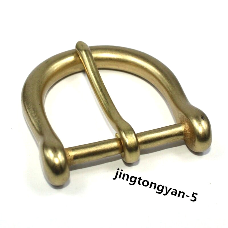 Solid Brass U Shape Belt Buckle Men&rsquo;s Pin Belt Buckles Fits For 1.5 inches Belt