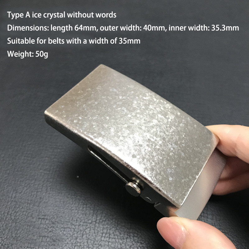 New Men&rsquo;s Titanium Alloy Belt Buckle Automatic Roller Buckle Waist Strap Head