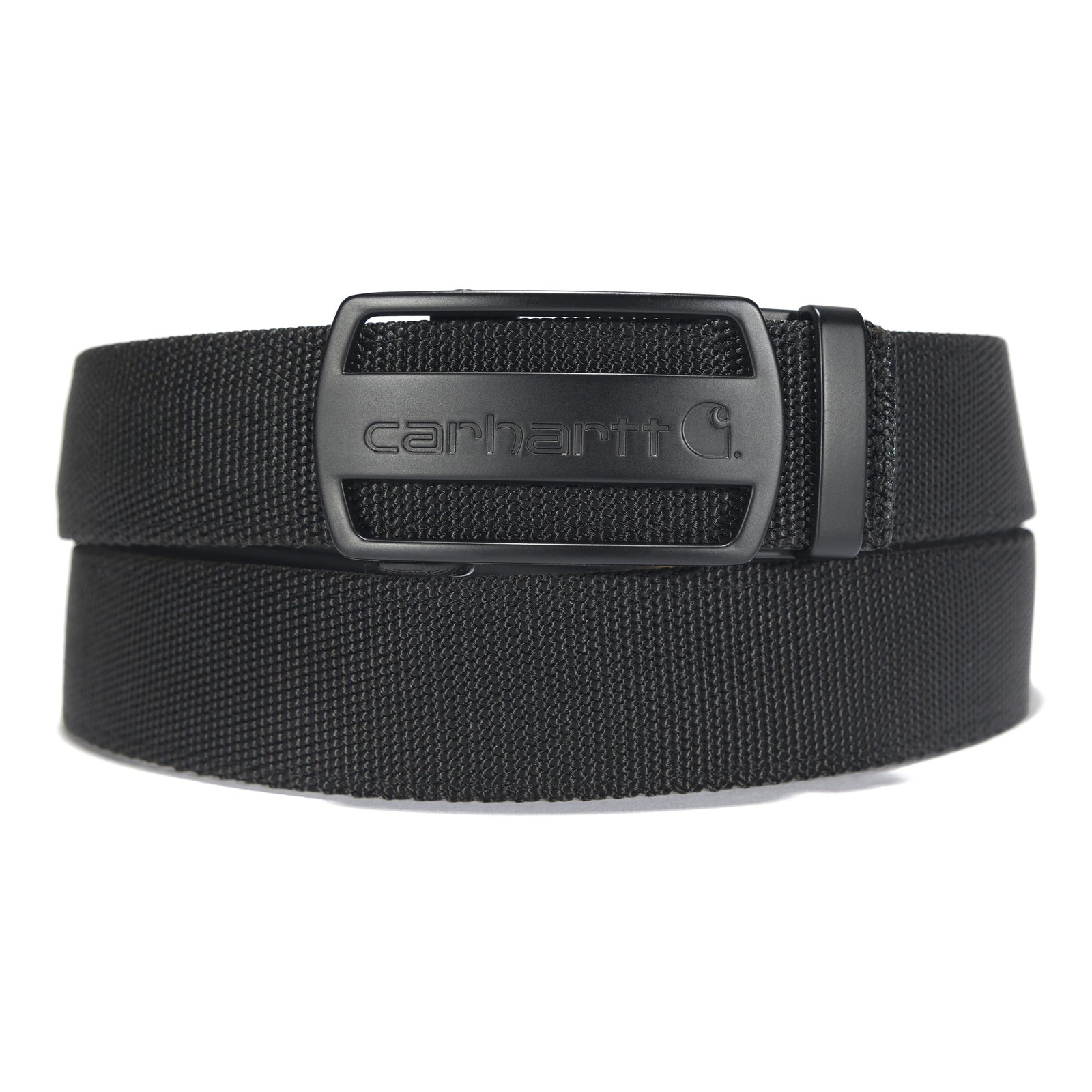 Carhartt Men&rsquo;s Durable Nylon 52 in, Webbing Ratchet Belt (Black)