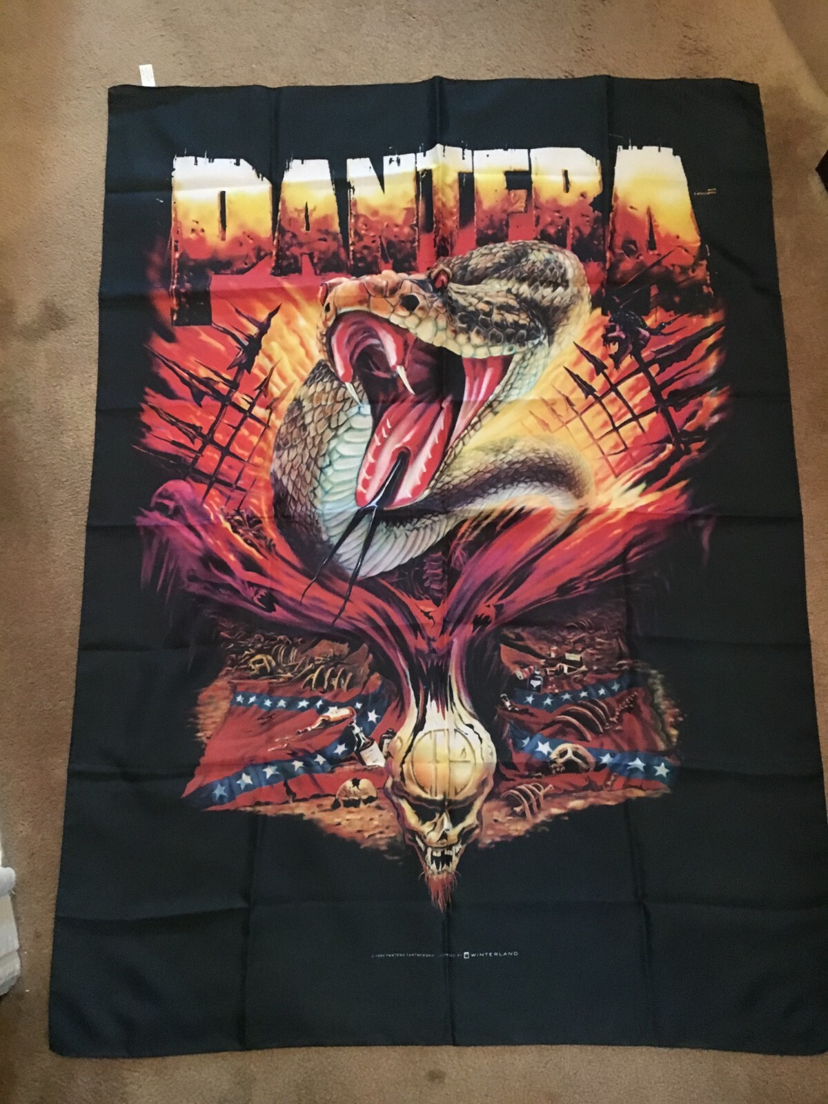 Pantera Belt Buckles Dimebag Darrell Jacket (signed) Flags, Buttons, Hat,