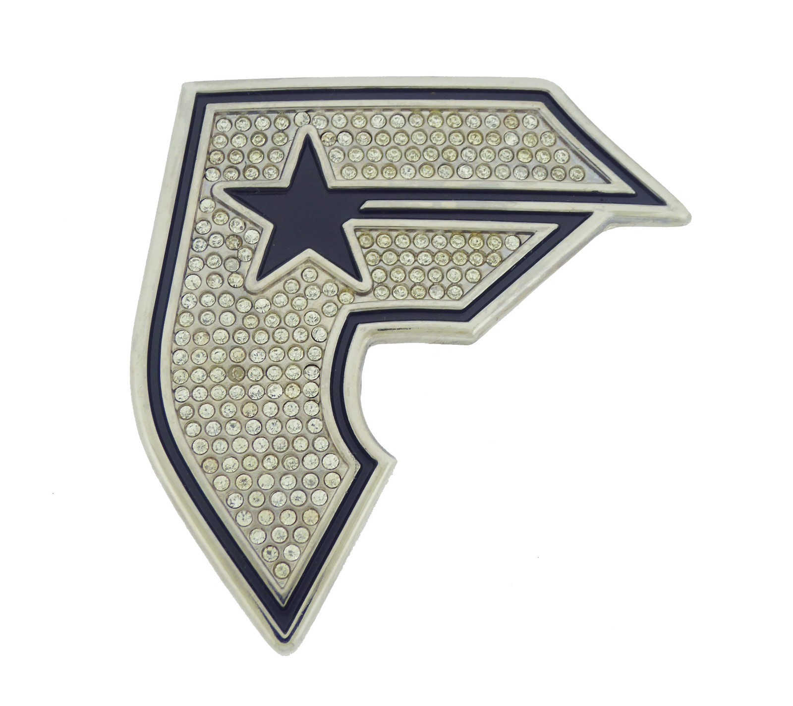 Famous Star and Strapes F Initial Belt Buckle Skateboard Men Women Fashion Rodeo