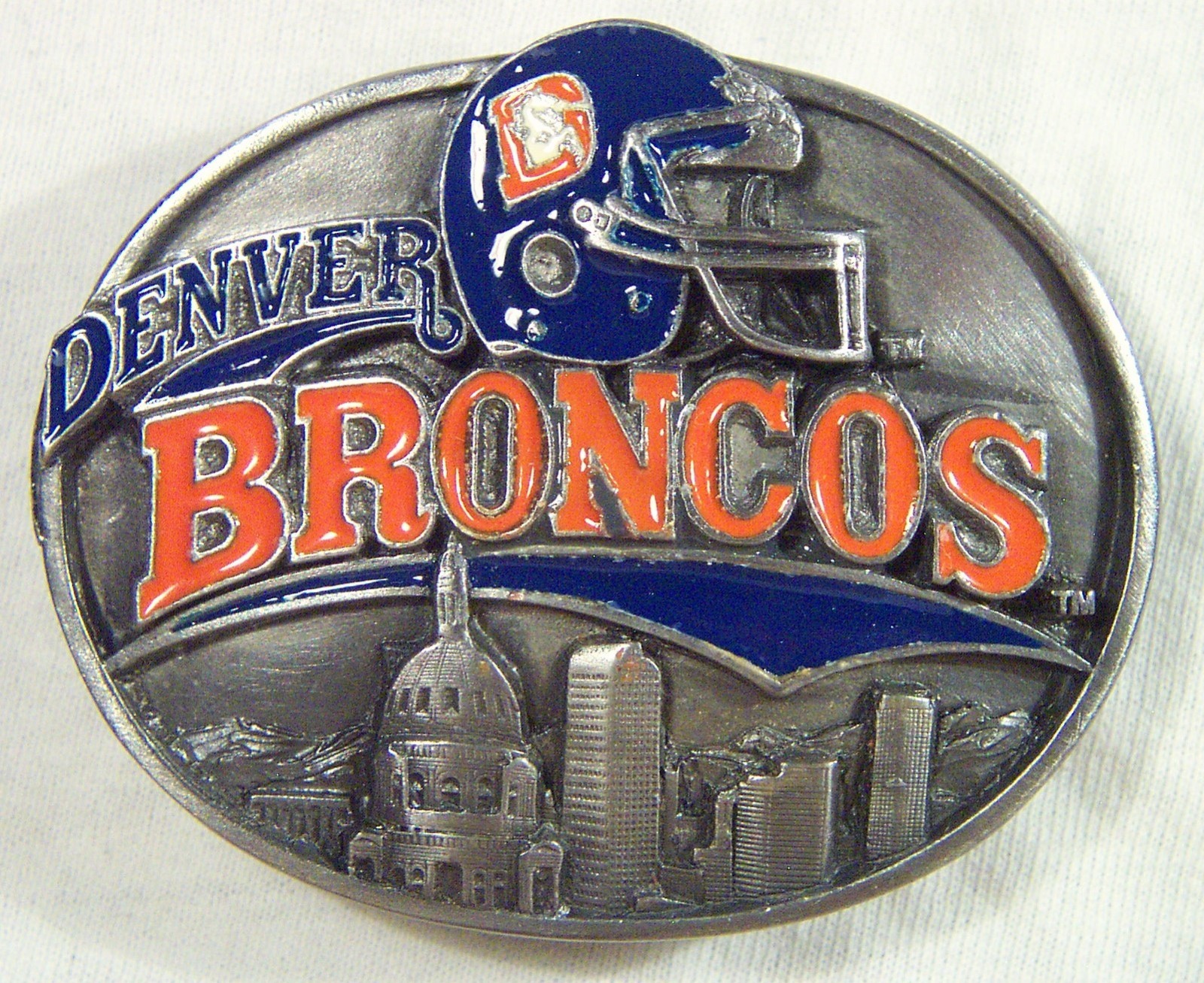 New Rare 1991 Denver BRONCOS NFL Belt Buckle – Limited Edition #2451 of 10,000