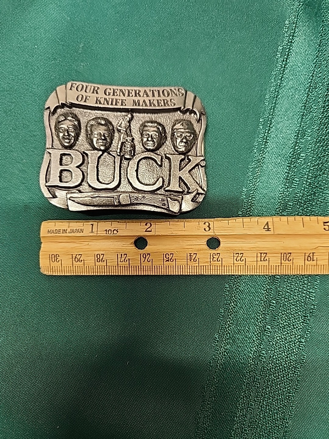 Buck Knives Smoky Mountain Knife Works Belt Buckle
