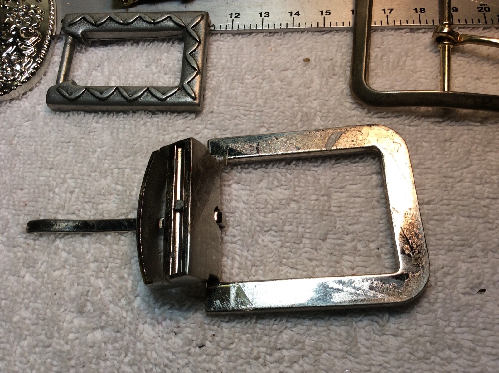 Group of belt buckles