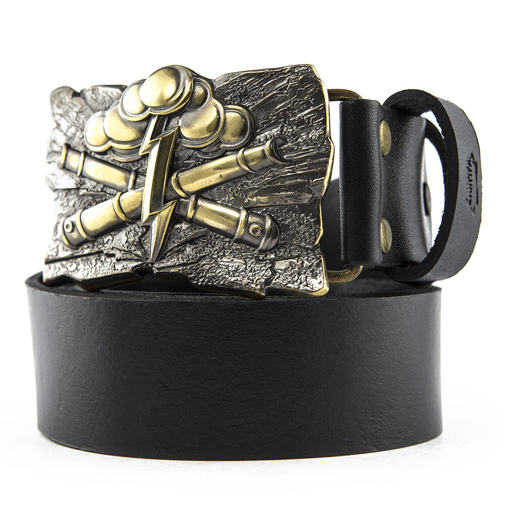 Brass belt buckle Gods of war, Military field artillery cannons, Rocket Forces