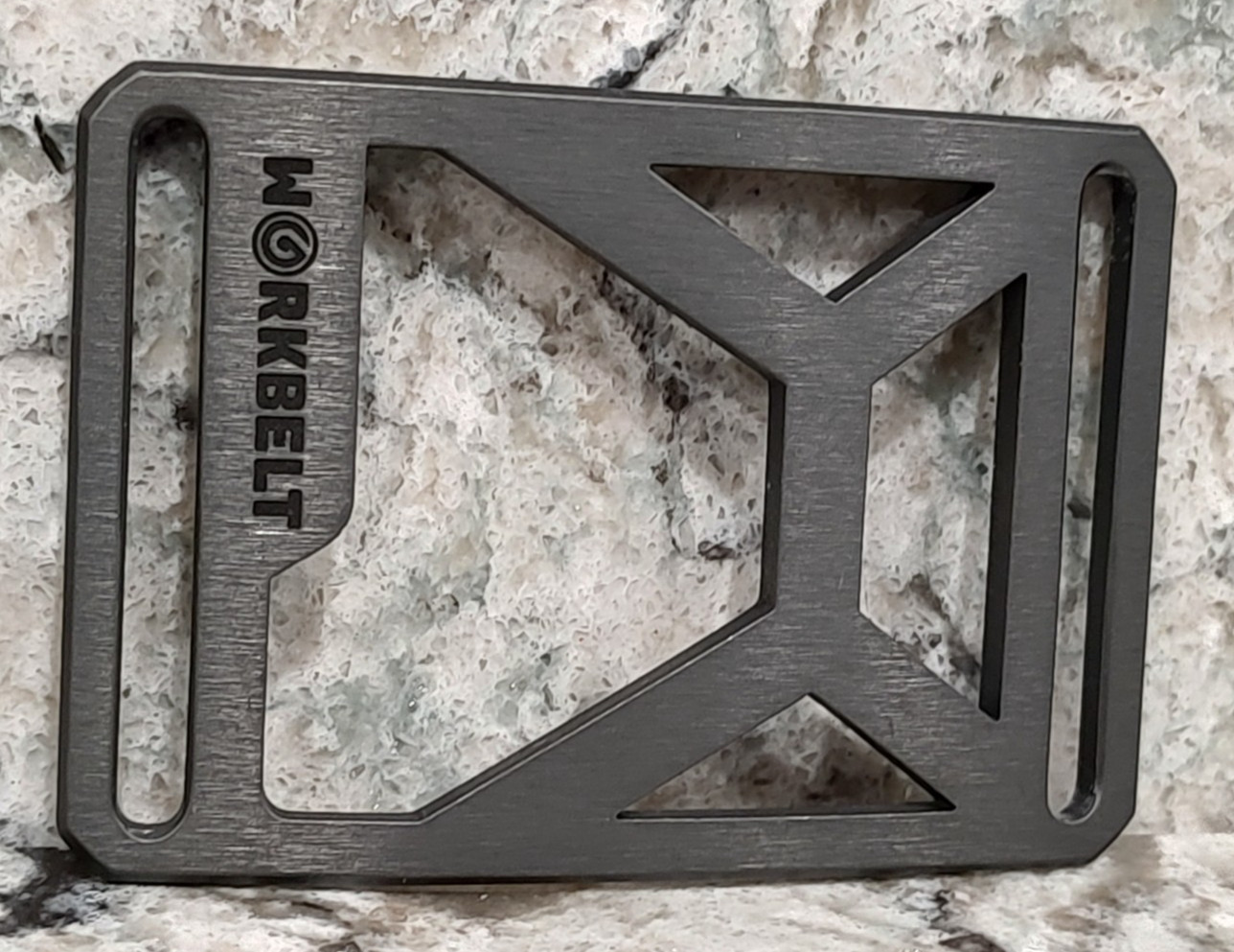GRIP6 BELT BUCKLE – WORKBELT TACTICAL PRO – GUNMETAL GRAY – 1.75 INCH WIDE WORK
