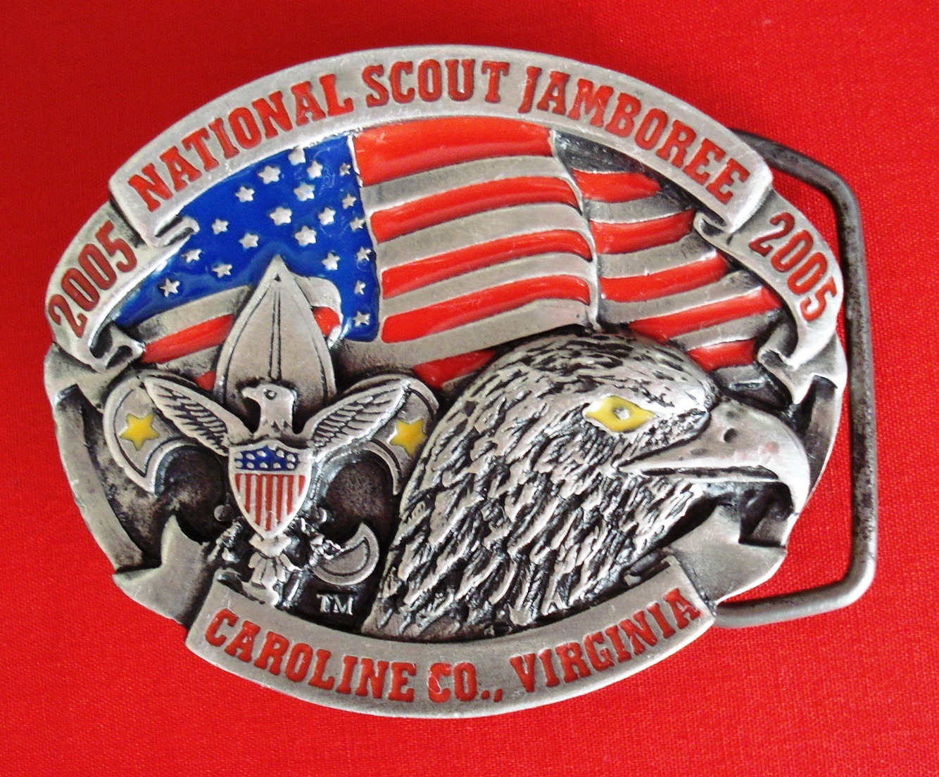 2005 National Boy Scout Jamboree Belt Buckle