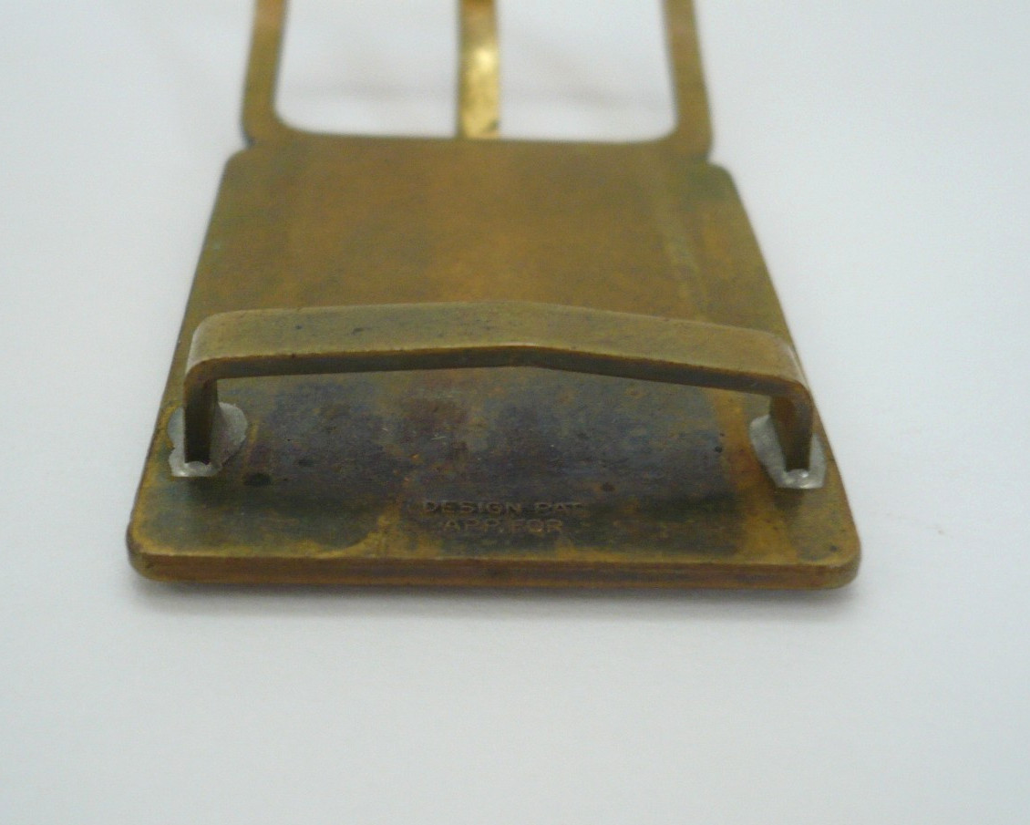 1960-61 American Bowling Congress League Award Most Improved Average Belt Buckle