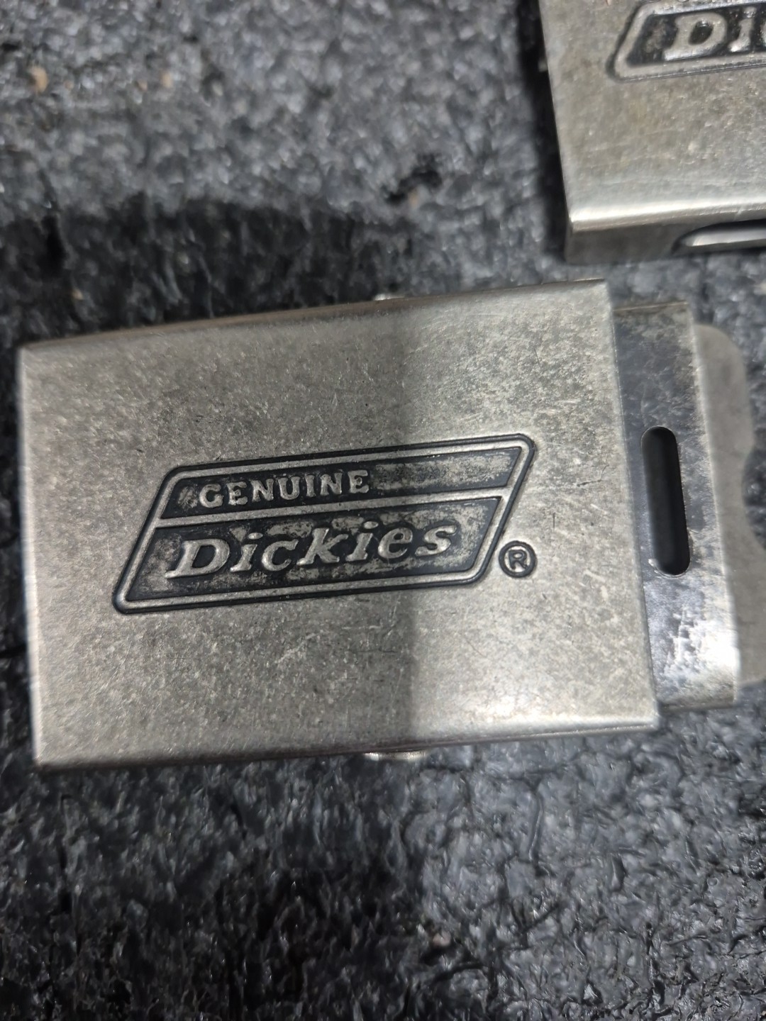 Vintage Genuine Dickies Replacement Metal Belt Buckle
