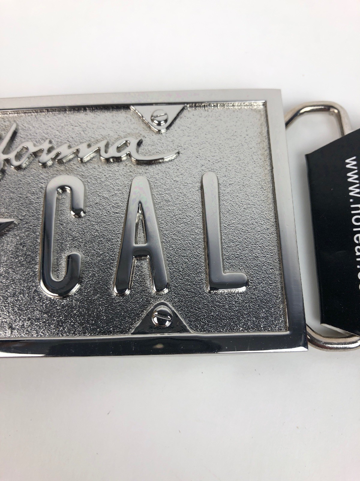 No Fear XB021 Southern California SO * CAL Sliver CHROME belt buckle – FSTSHP
