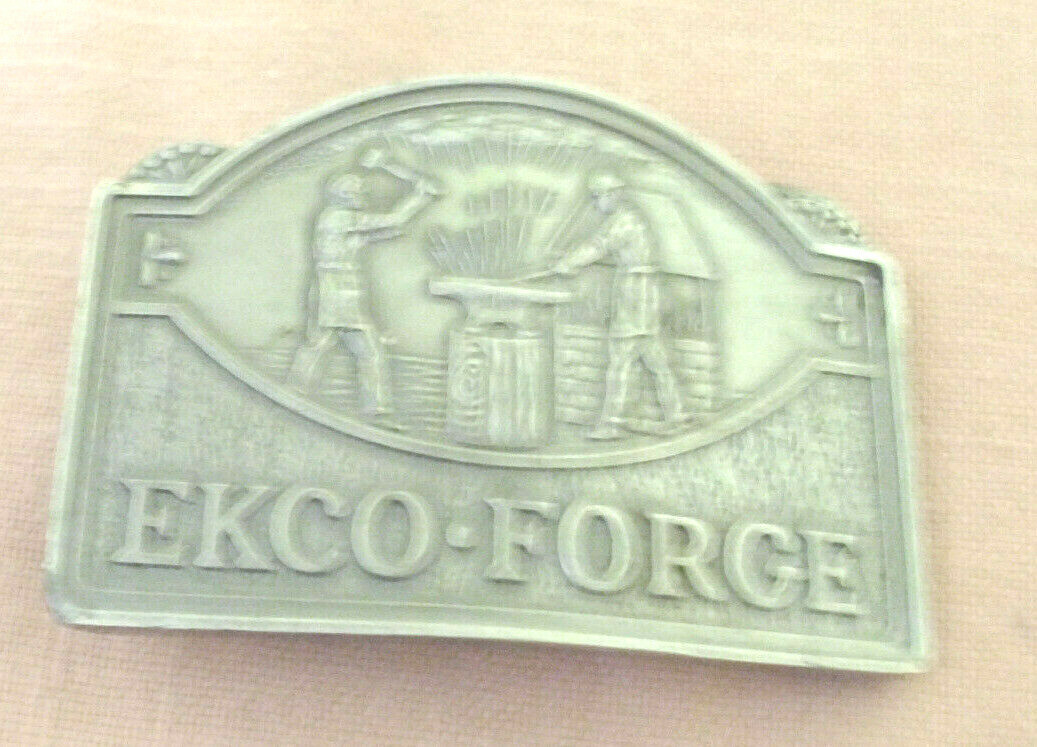 Belt Buckle EKCO-FORGE by Ekco Housewares 3 1/4&Prime; X 2 1/4&Prime; Fits 1.75&Prime; NEW