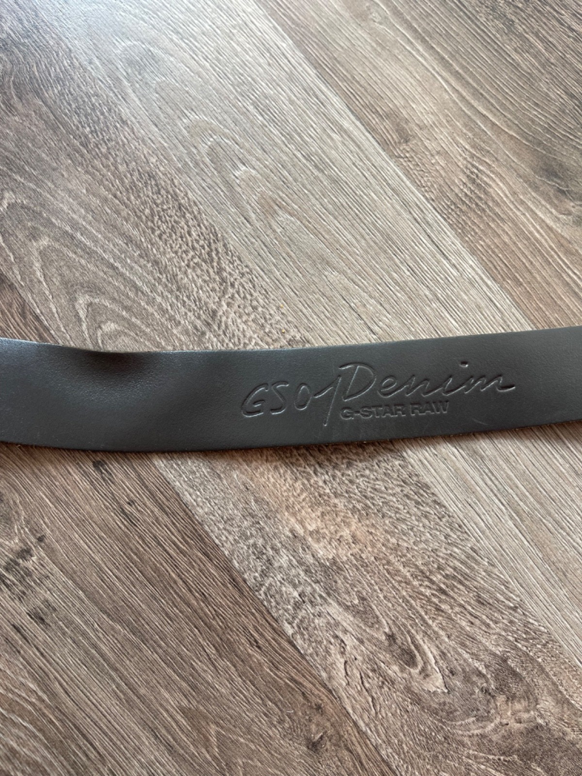 G-Star Raw Leather Belt – Massive Double Pin Metal Buckle Industrial Style sz 95