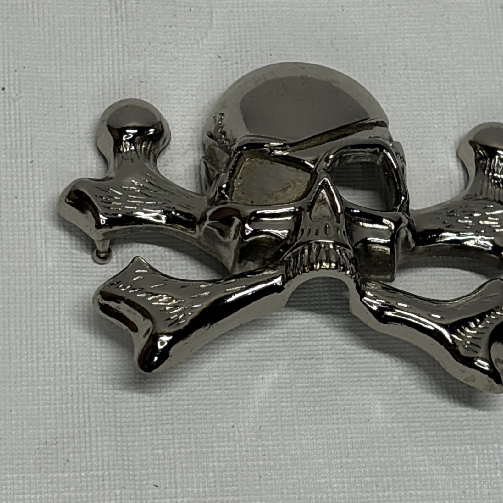 Skull and Crossbones Pirate Belt Buckle
