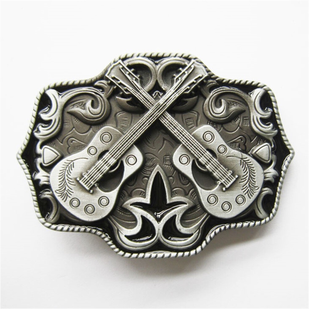 Tattoo Skull Country Music Guitar Belt Buckle Mix Styles Choice also Stock in US