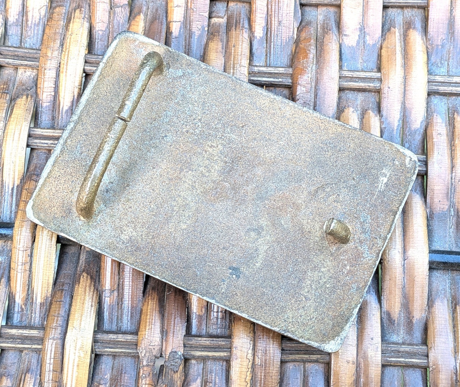 Vintage Belt Buckle Bronze Galloping Race Horse – 1960s