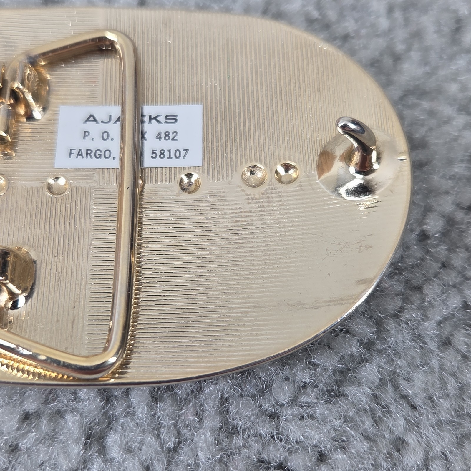 Union Pacific Railroad Belt Buckle Mens Silver Enamel Western Train Logo