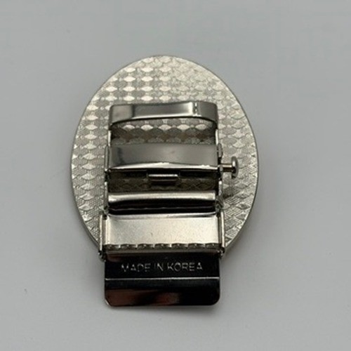 USMC Marine Corps Eagle Globe and Anchor Two Tone Gold Silver Belt Buckle EGA