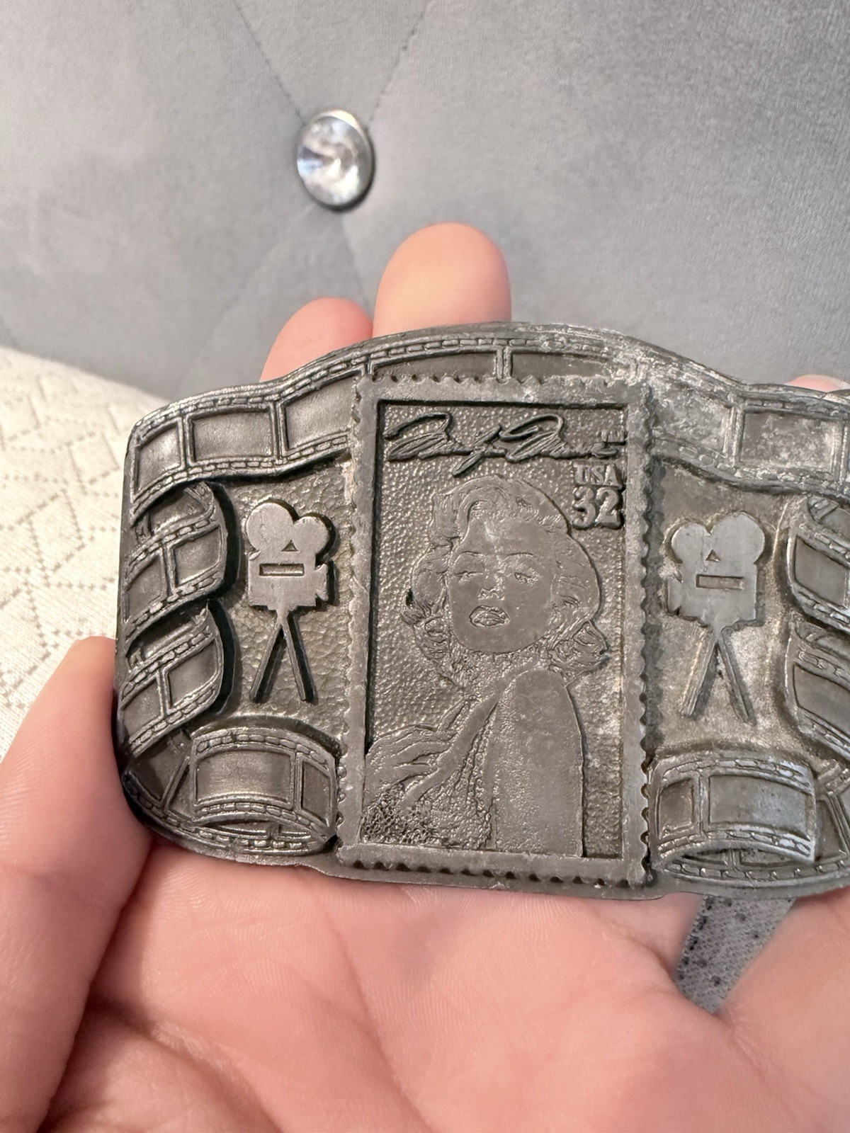 American Legends Foundry Marilyn Monroe Limited Edition Hollywood Silver Belt B…