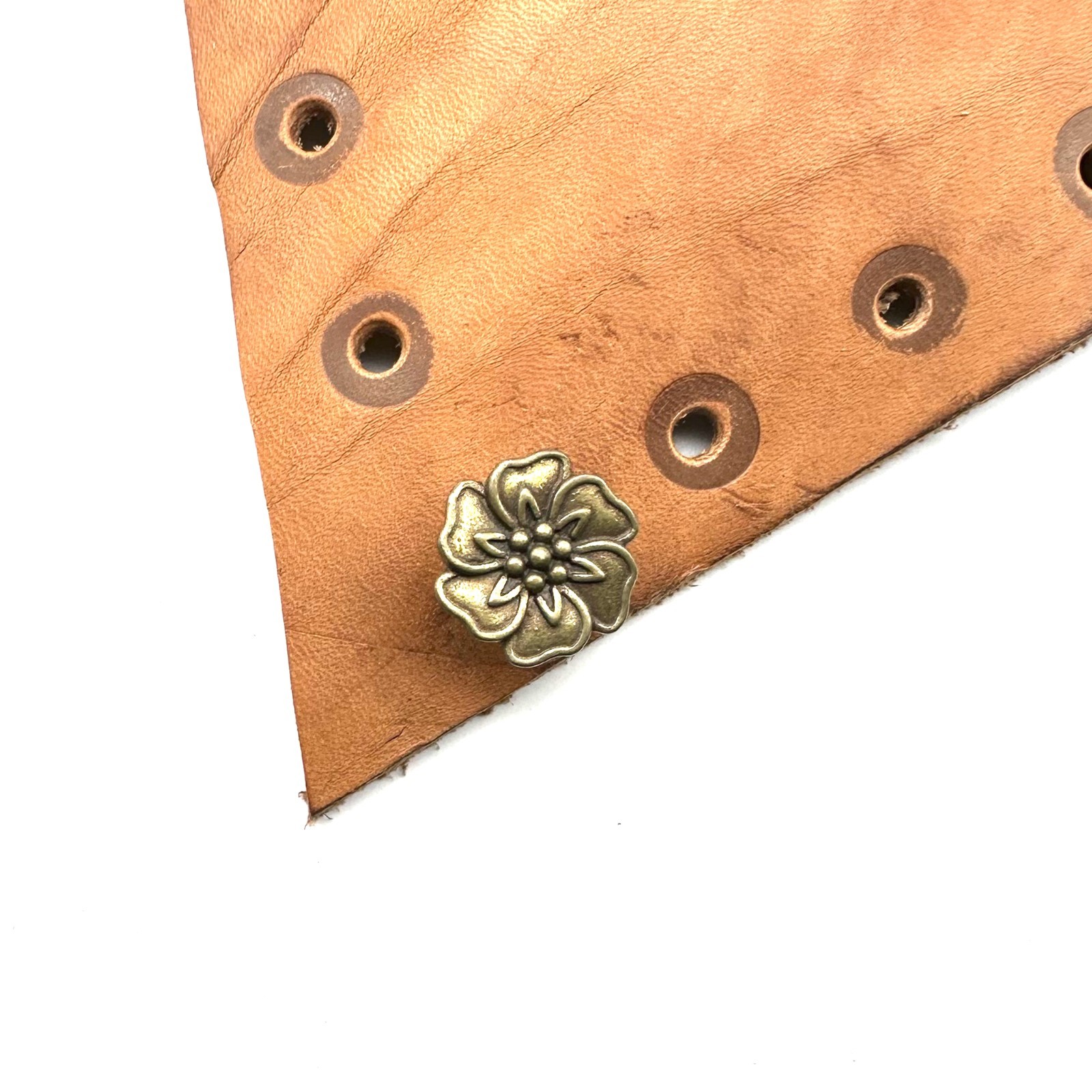 Denim Decorative Button Brass Jeans Flower Button Leather Jacket Decoration lot