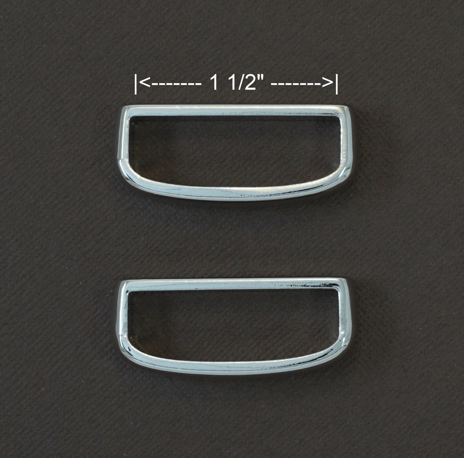 New 1 1/2&Prime; 38mm belt keepers(2 pcs set)(#50B) for man/women jean nickel finish