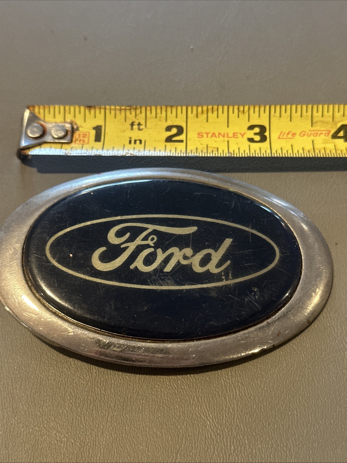 Vintage 1990’s OVAL FORD BELT BUCKLE