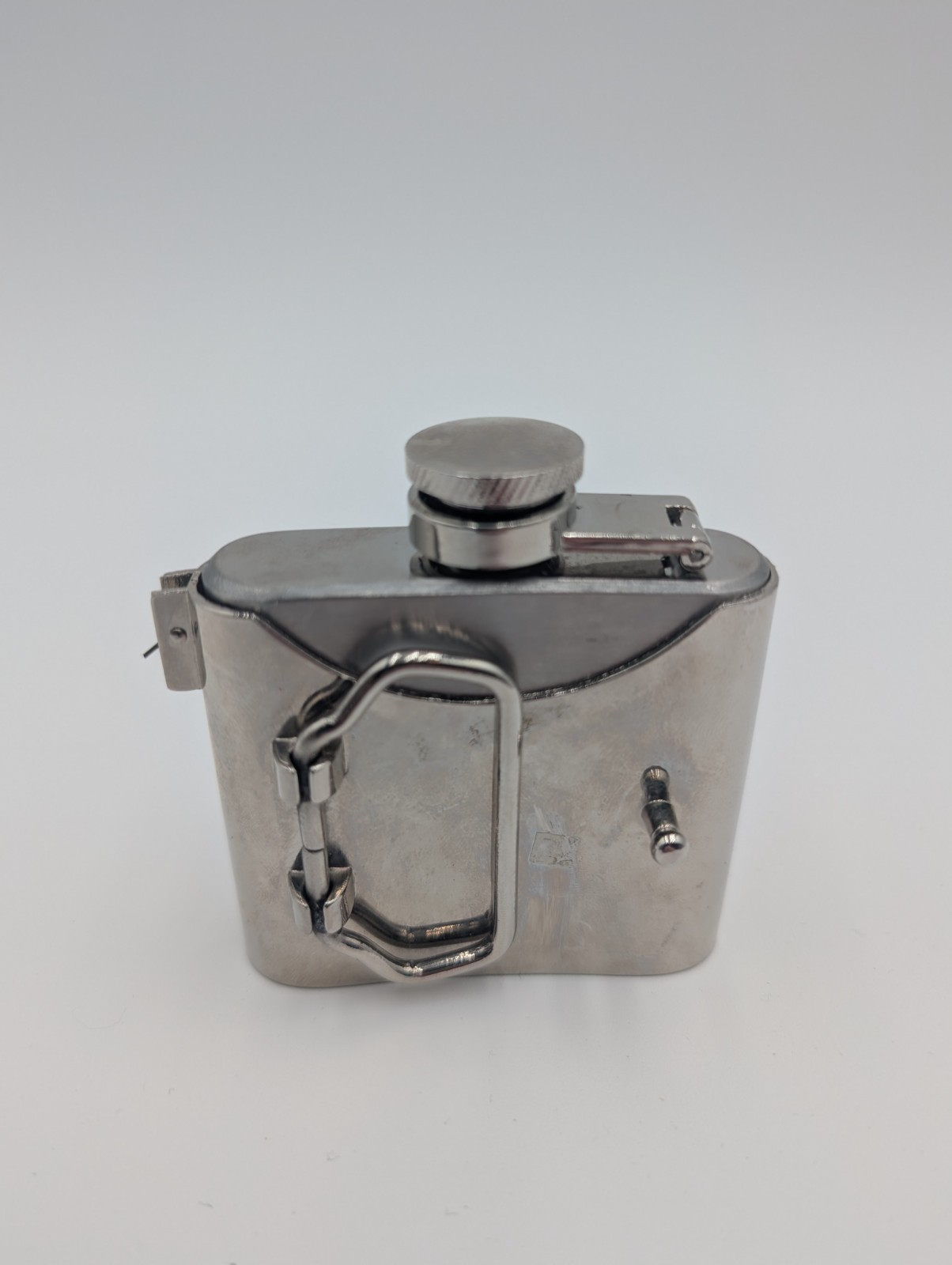 2 oz. Flask Scorpion Metal Removable Belt Buckle Alcohol Drink