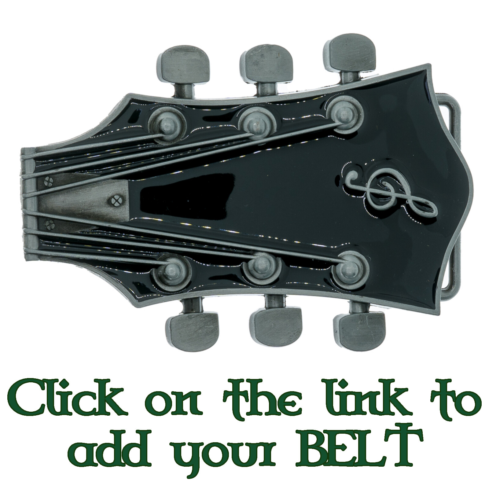 Machine Head Guitar Belt Buckle Tuner Rock Roll Band Metal Biker Enamel