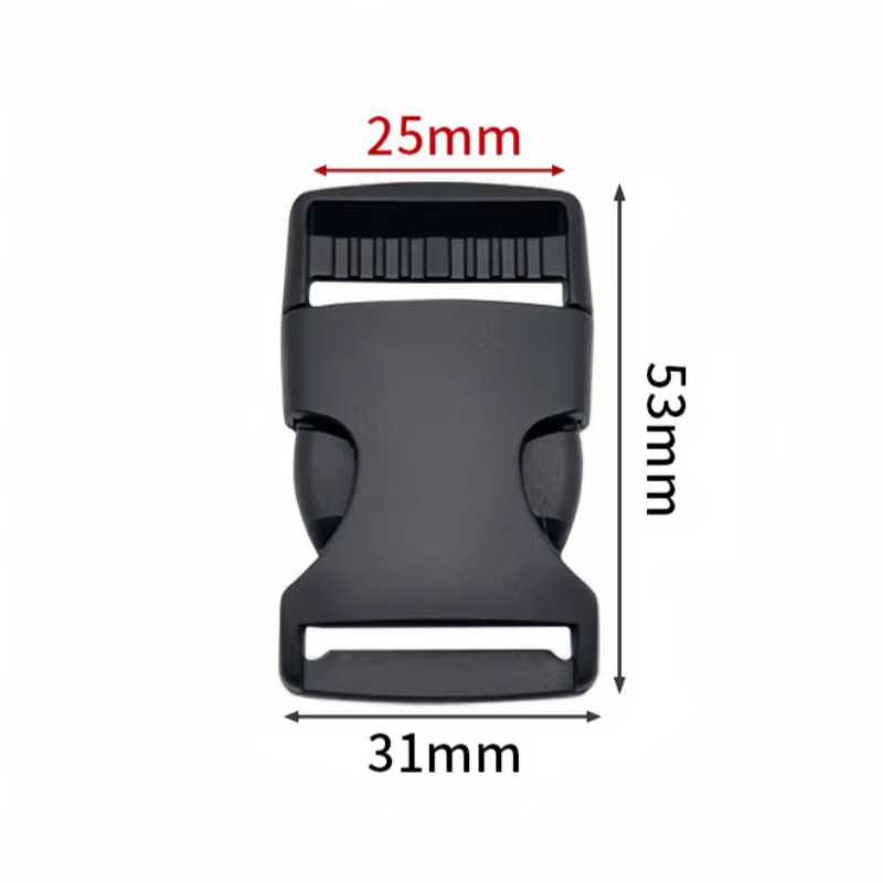 10Pcs Plastic Side Release Buckles Clip for Paracord Backpack Pet Collar Webbing