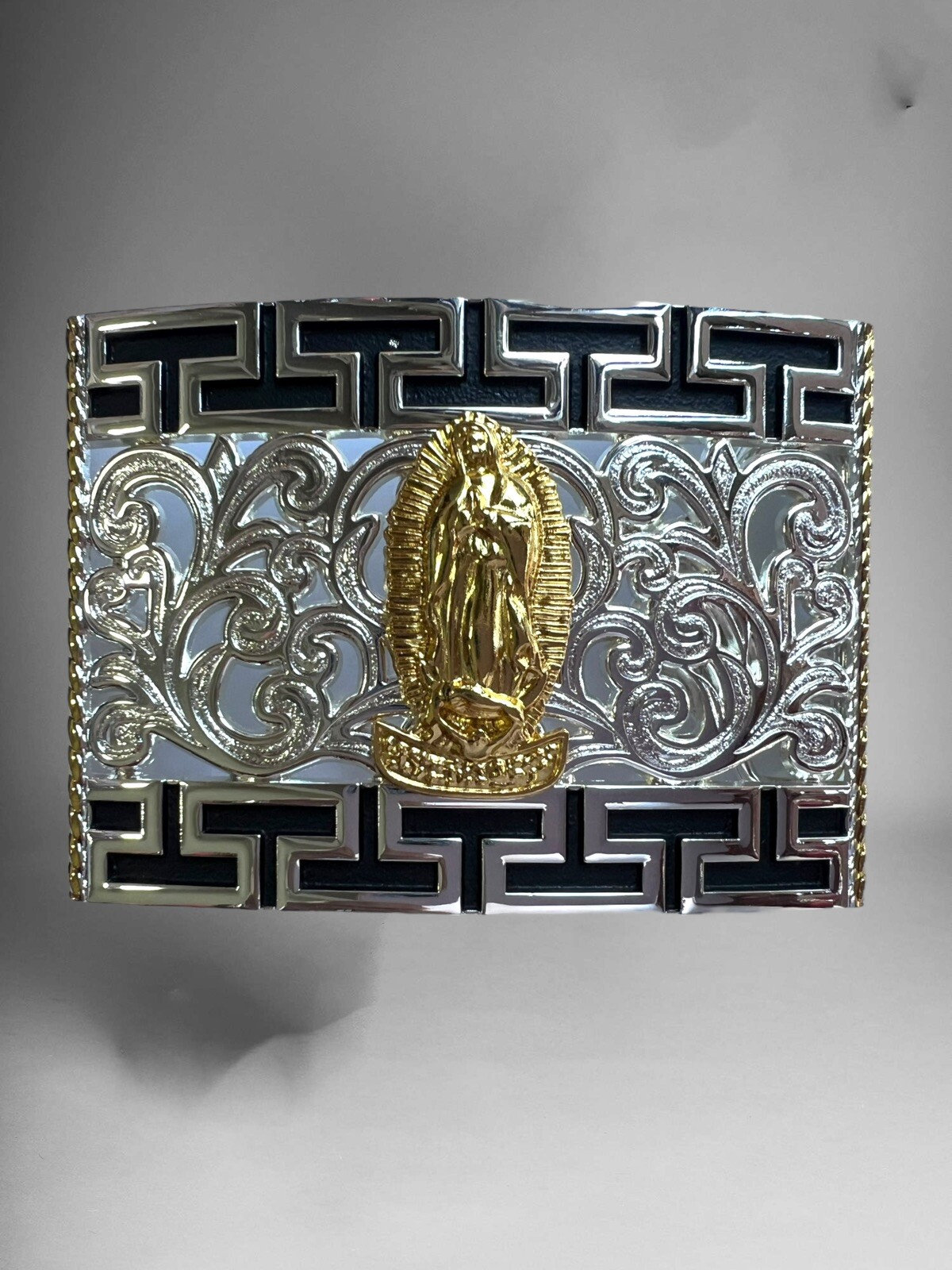Guadalupe Virgin Western Cowboy Belt Buckle Hebilla Vaquera Virgen De Guadalupe