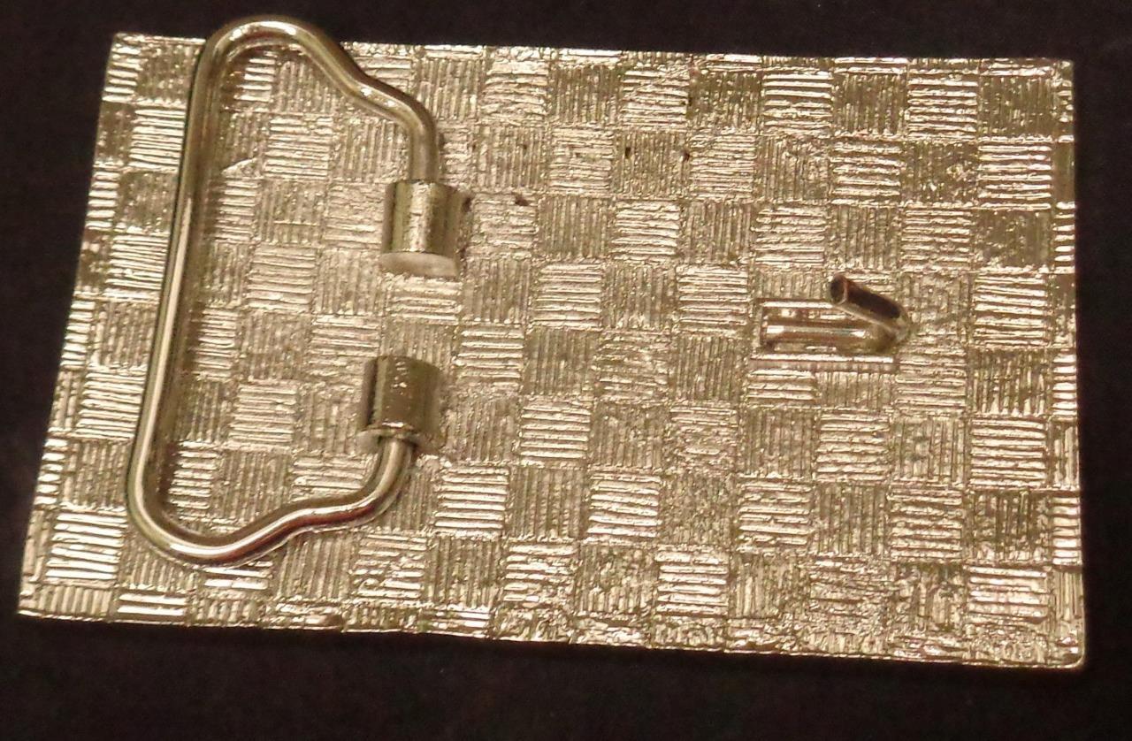 Nice Patriotic U.S Flag Belt Buckle – Silver Tone – Glass Sparkling Beads – VGC
