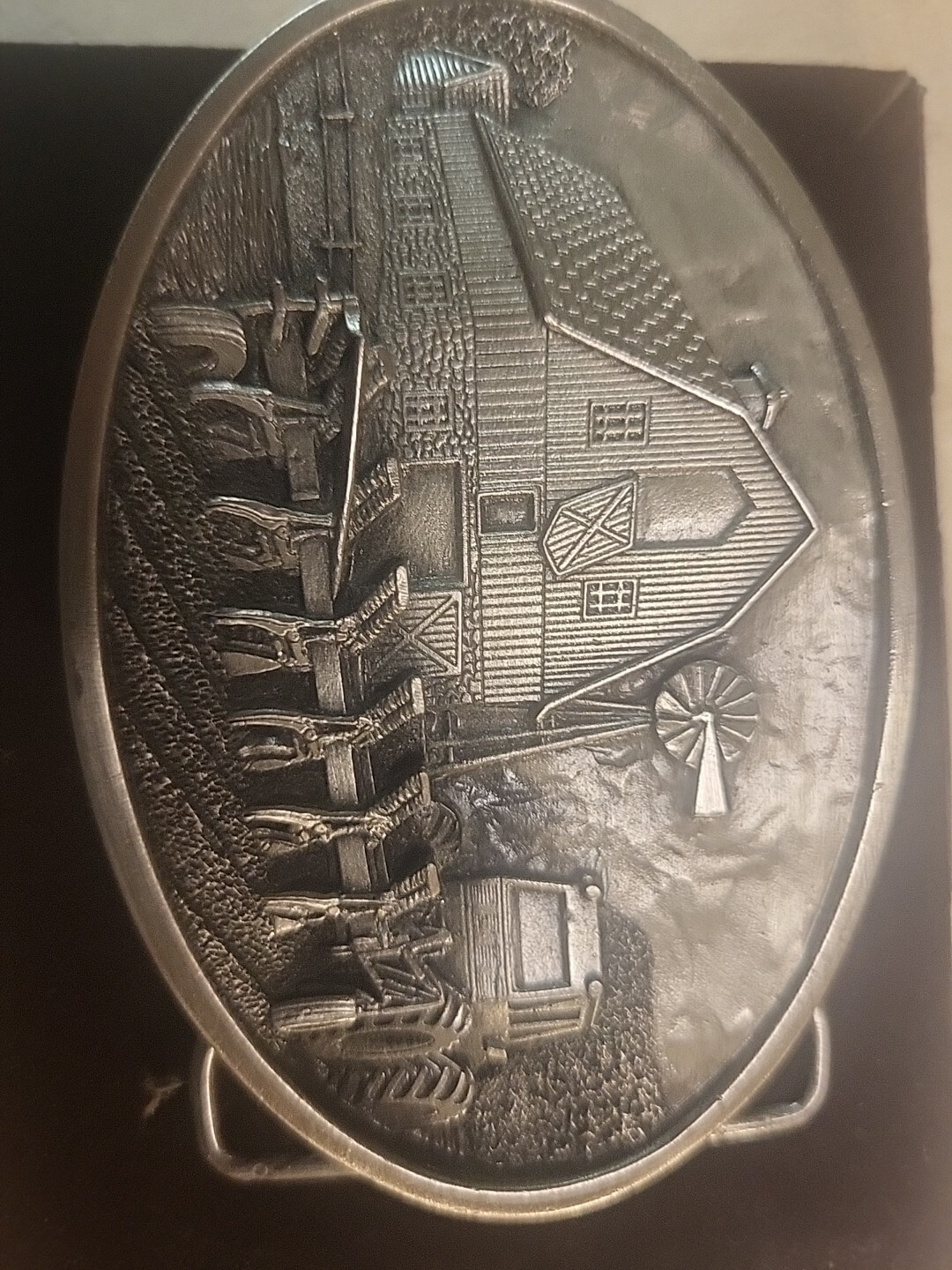 Vintage Bergamot Belt Buckle T149 1984 USA made,