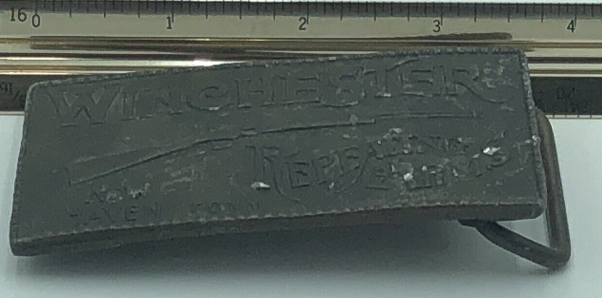 Winchester Repeating Arms Belt Buckle 2.25×3.75 New Haven