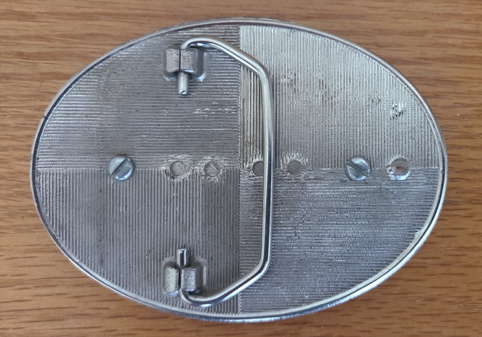 Vintage 1976 Bicentennial Eisenhower Ike Silver Dollar Coin Western Belt Buckle