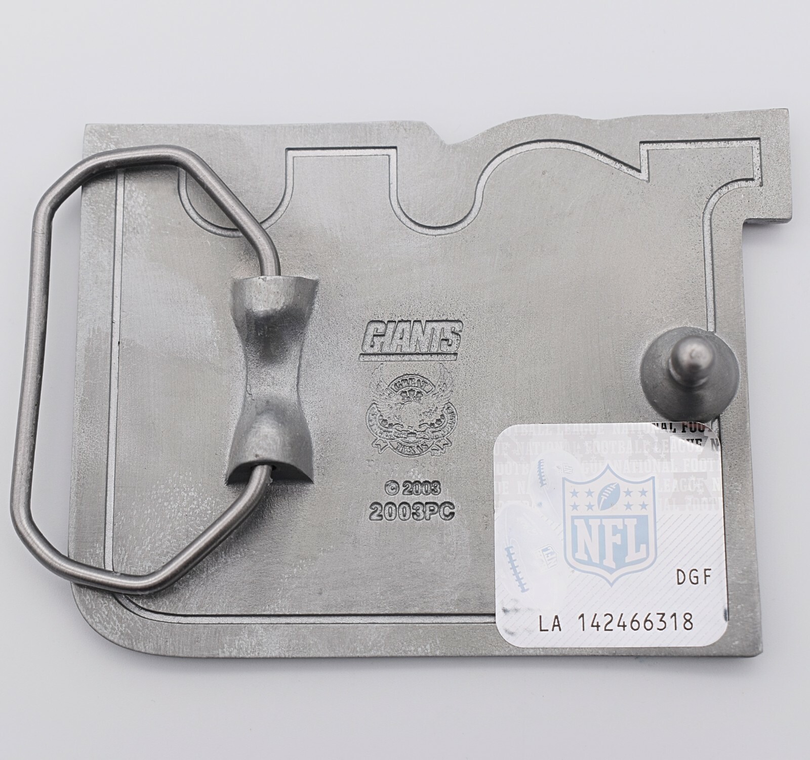 NY giants Football Team Belt Buckle (New)