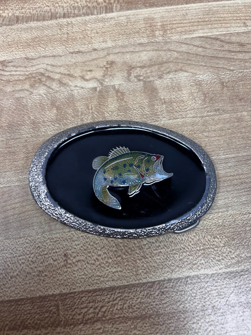 Vintage Heritage Buckle Heavy Duty Solid Brass Oval Fish Belt Buckle