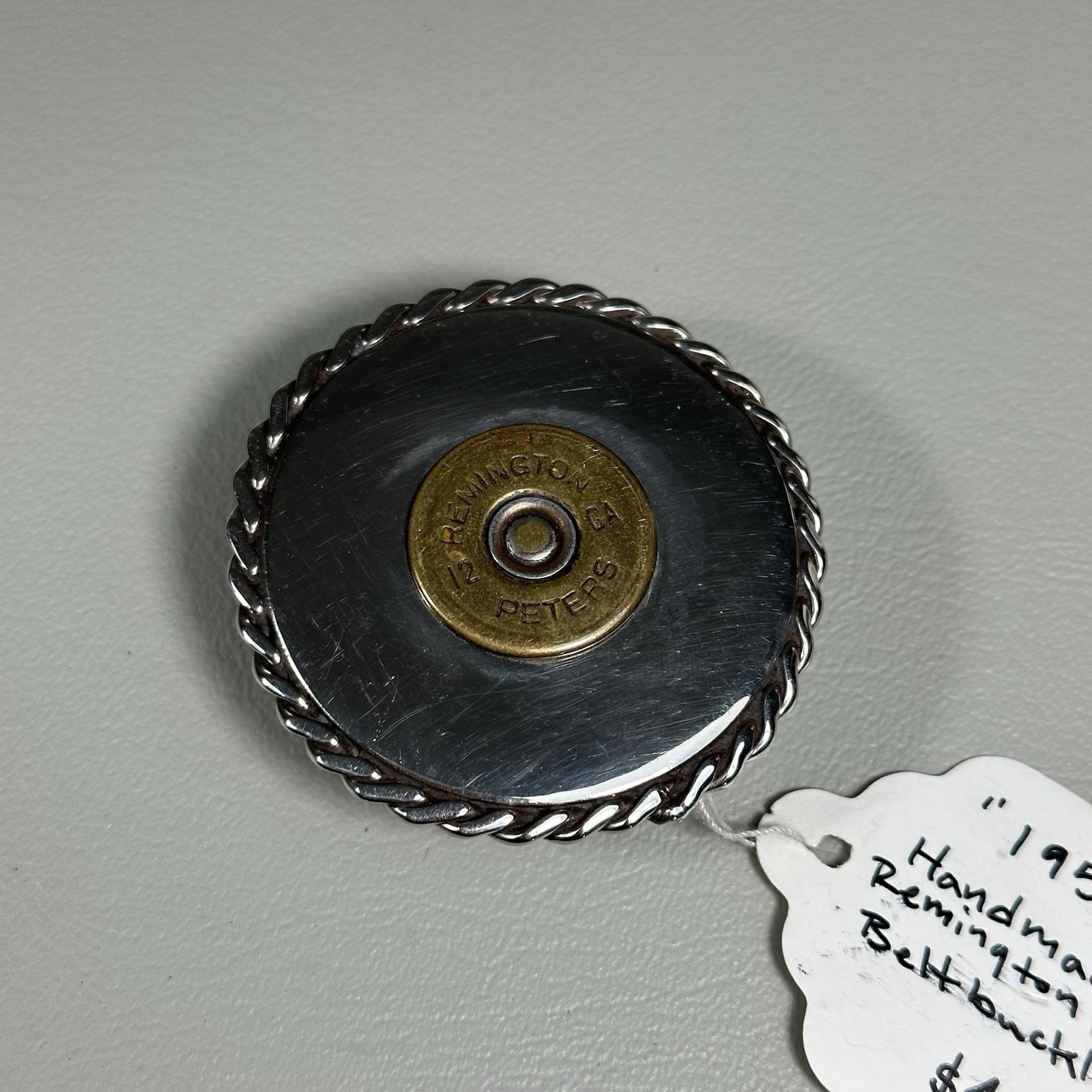 1952 Handmade Remington 12 GA Beltbuckle