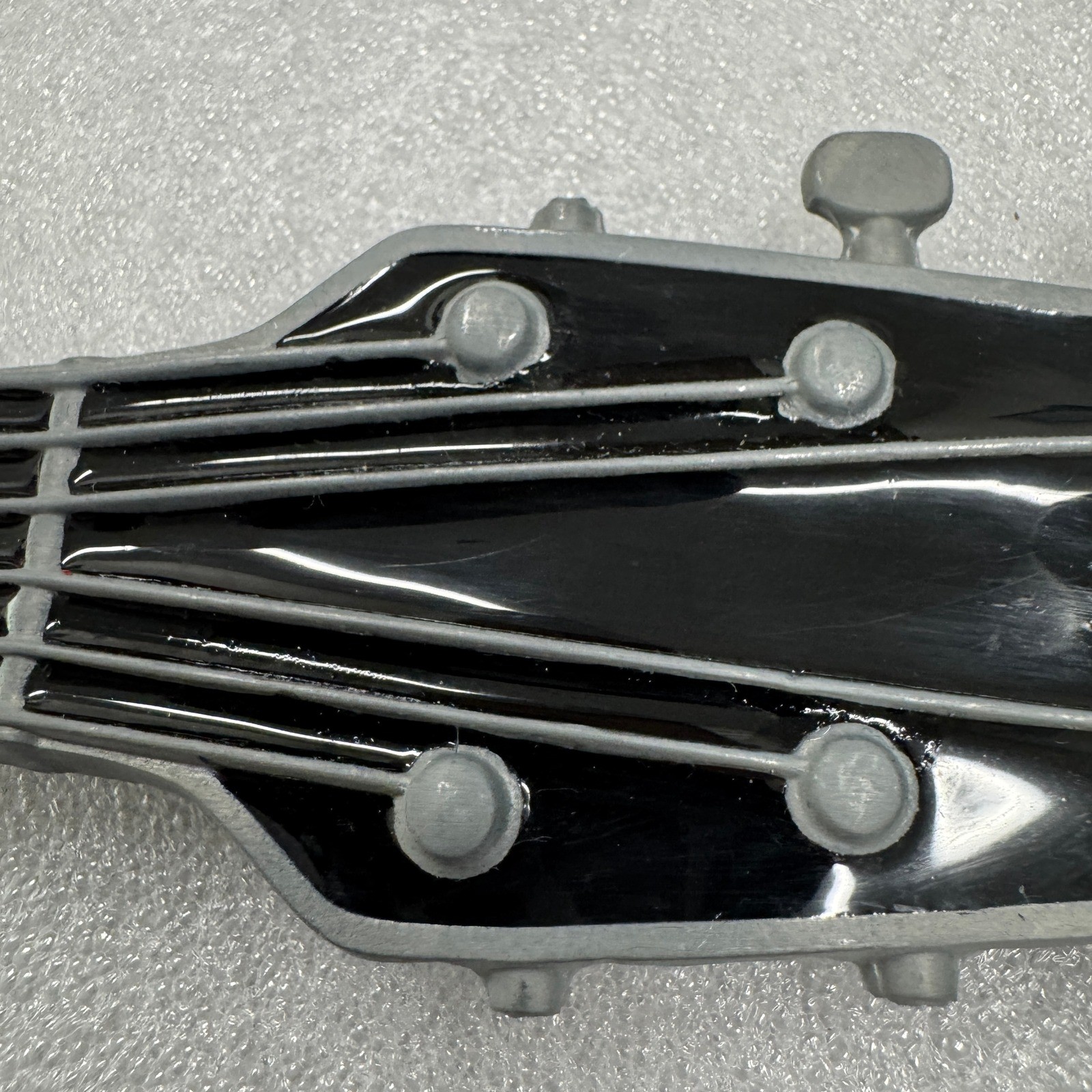 Great American Products 2008 Guitar Headstock Belt Buckle Black