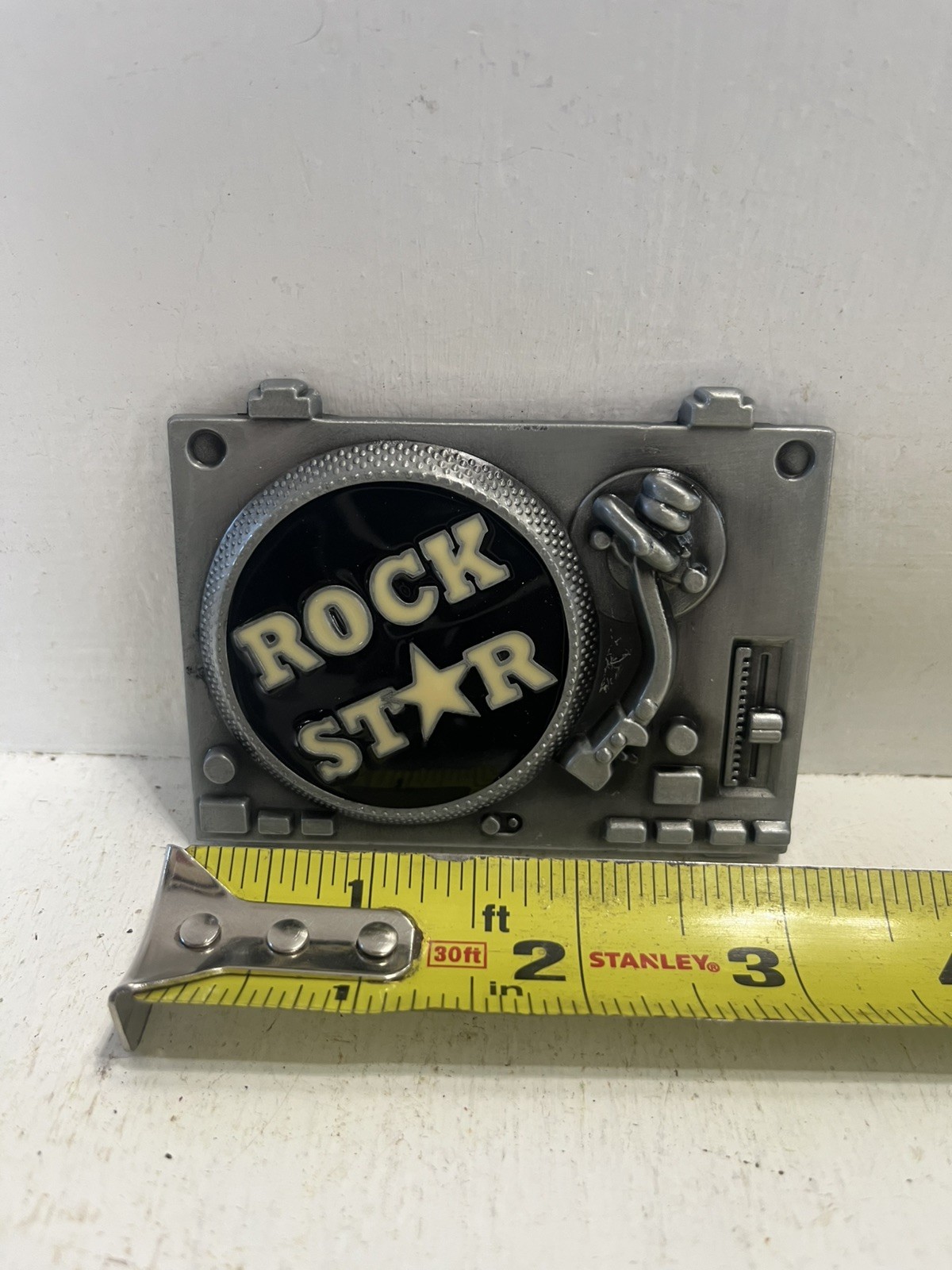 – Belt Buckle Rock Star DJ Music Themed