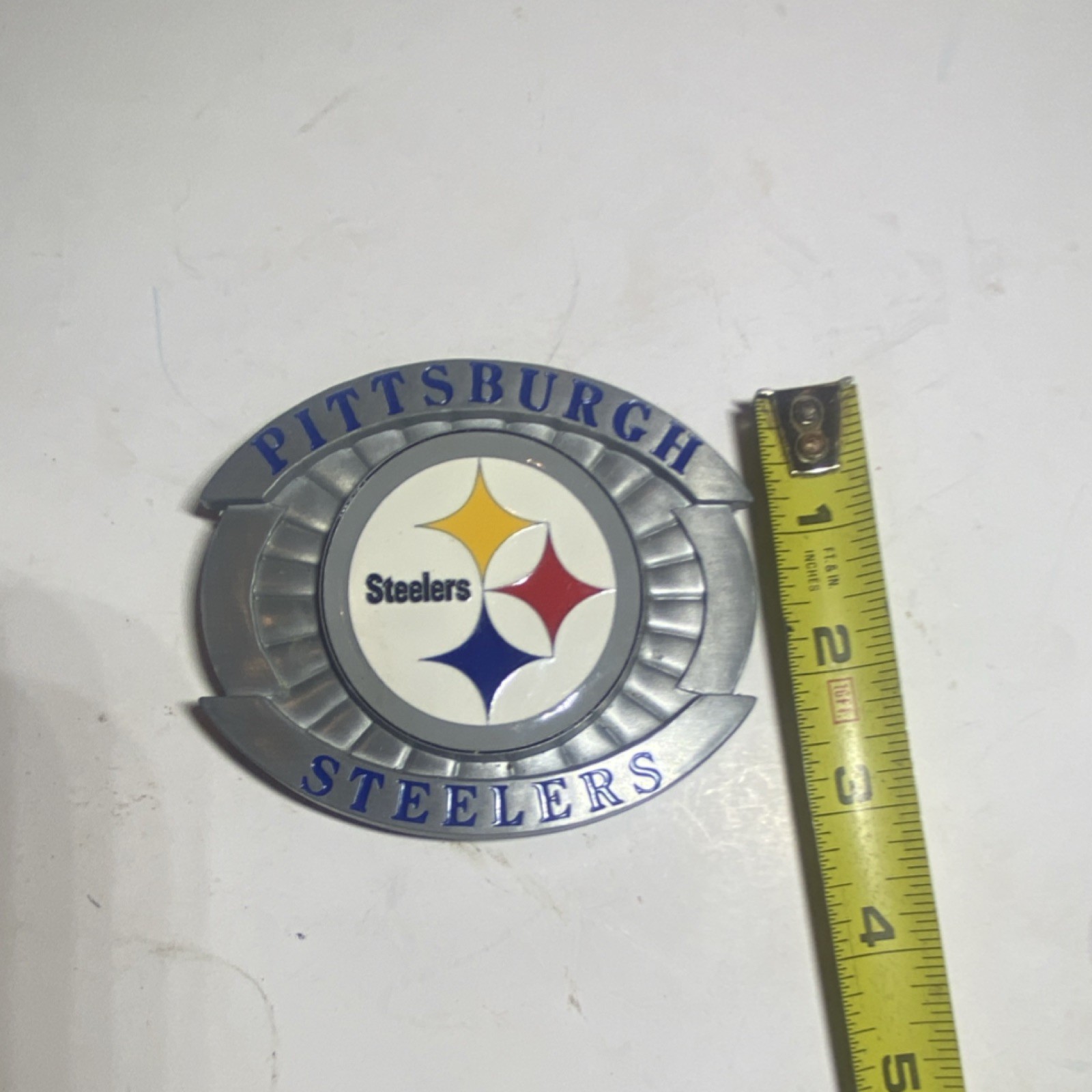 Siskiyou Pittsburgh Steelers Steel NFL Football Metal Belt Buckle Logo