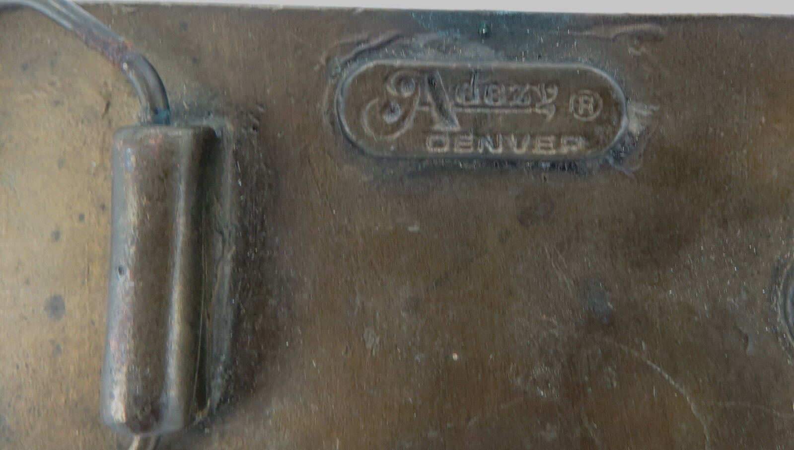.1976 ADEZY, DENVER, USA BICENTENNIAL AMERICAN EAGLE HEAVY SET BELT BUCKLE.