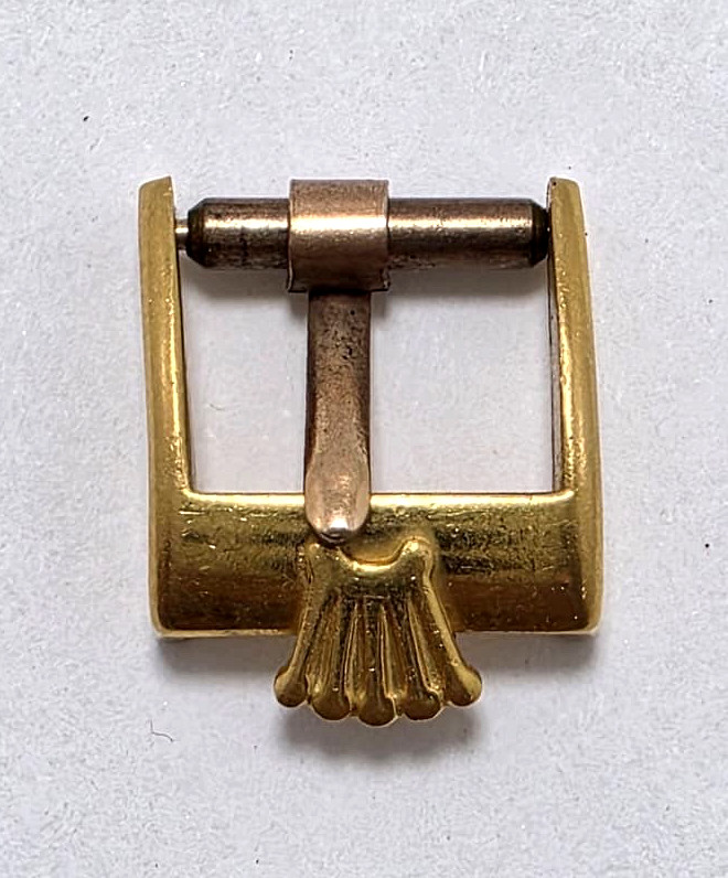Original Rolex WOMEN&rsquo;S 10mm buckle with GOLD PLATING. 50s