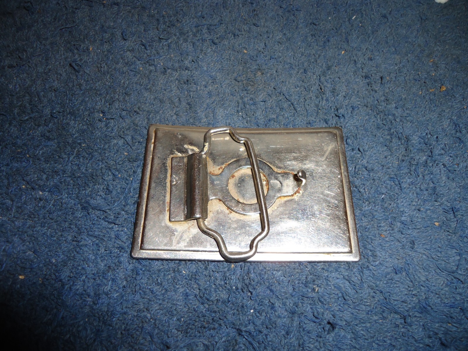 Motorcycle belt buckle 2-1/4 x 3-1/4