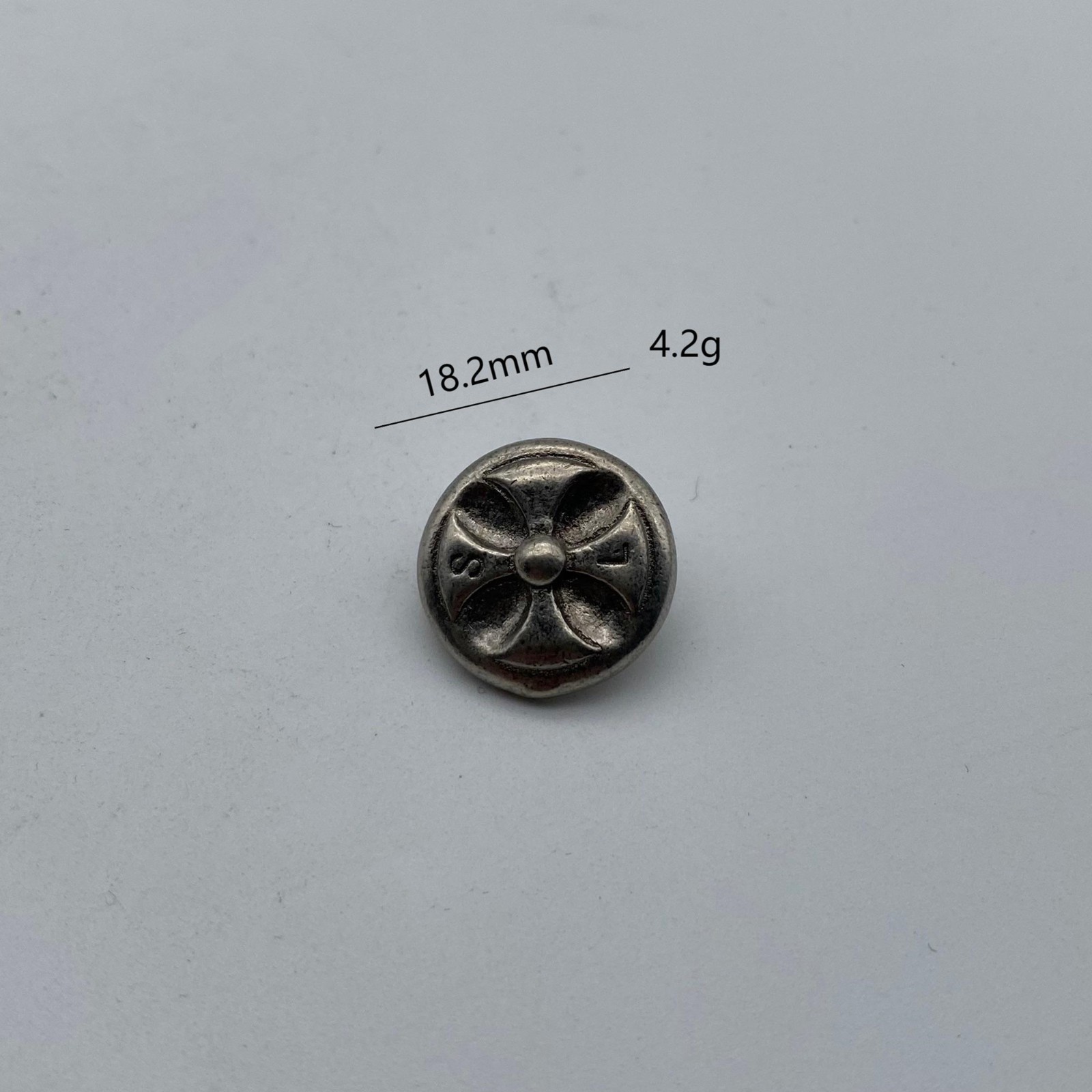 Cross Design Sewing Button,Clothing Shank Button,Brass Sewing Button lot