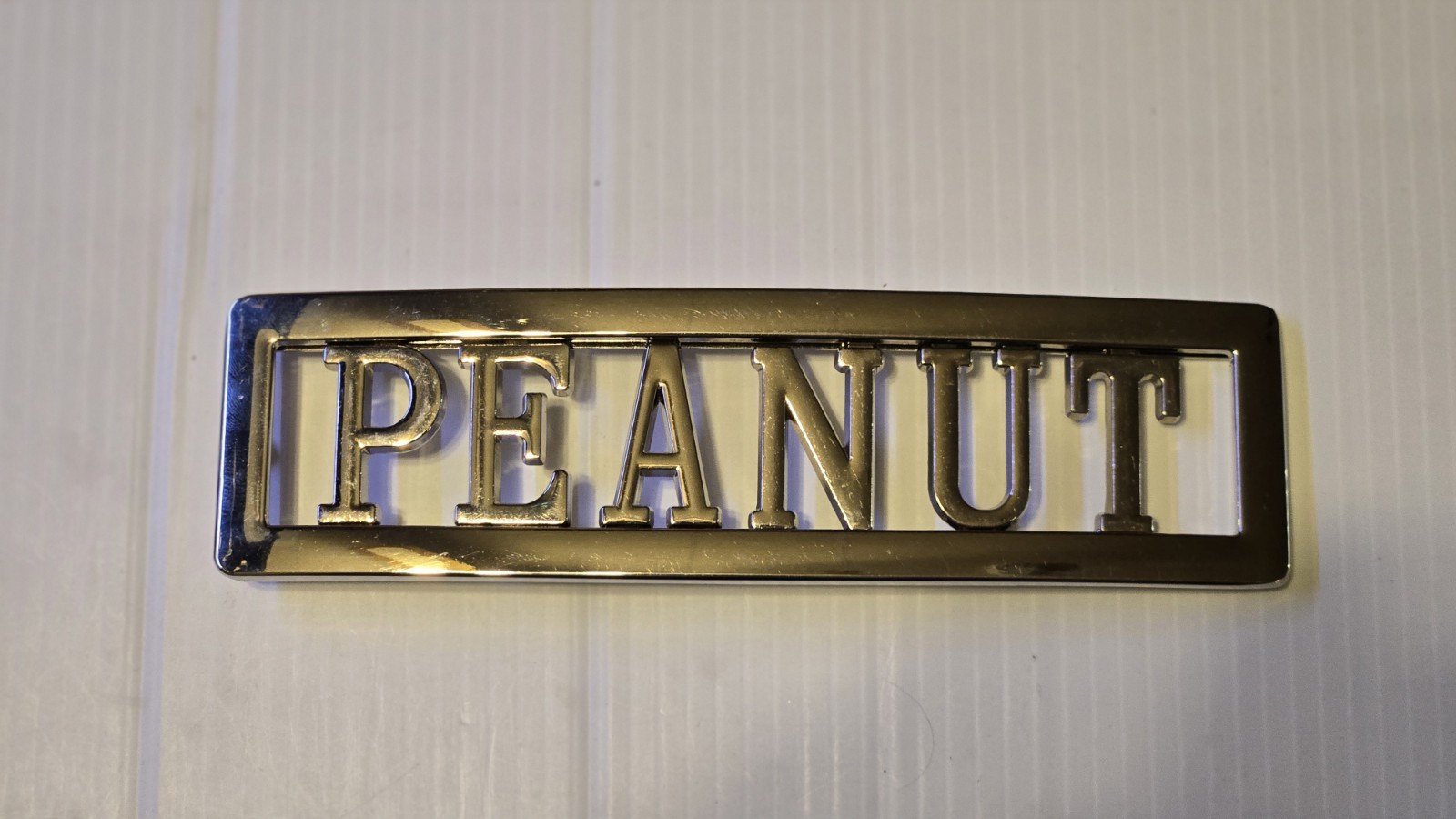 PEANUT Custom Personalized Name Belt Buckle -Put your name or word on Buckle