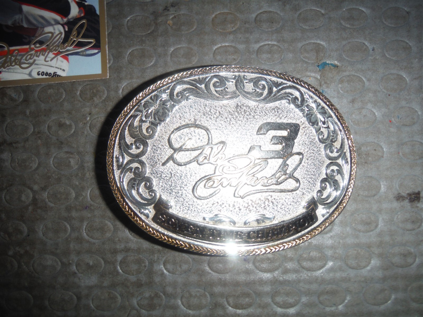 1994 Press Pass XL Red Hot Foil D. Earnhardt + M. silversmith buckle + 7 pcs*209