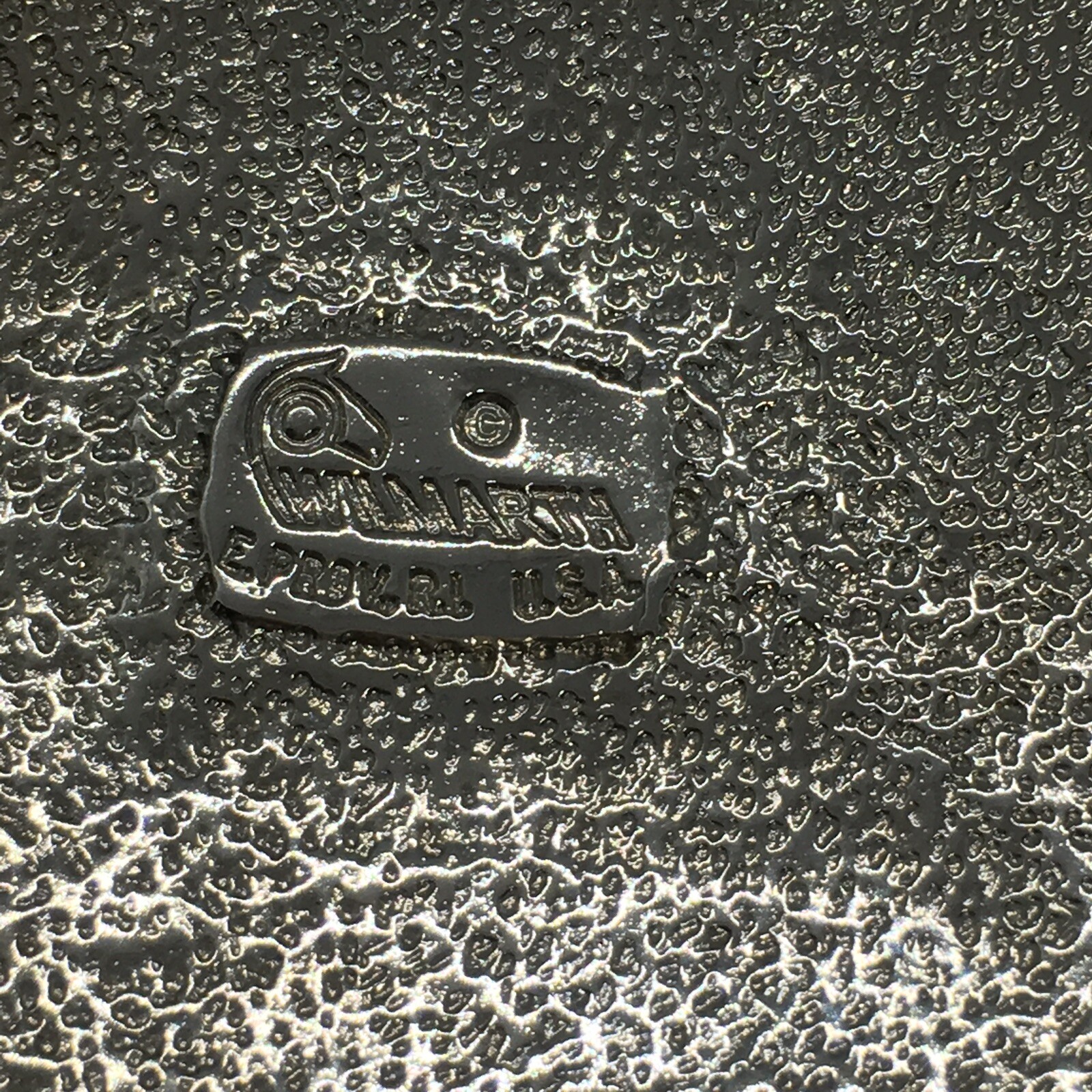 NEW WALMART Made In U S Engraved BELT Steel Brass 3.5 Inch By 2.5 Inch
